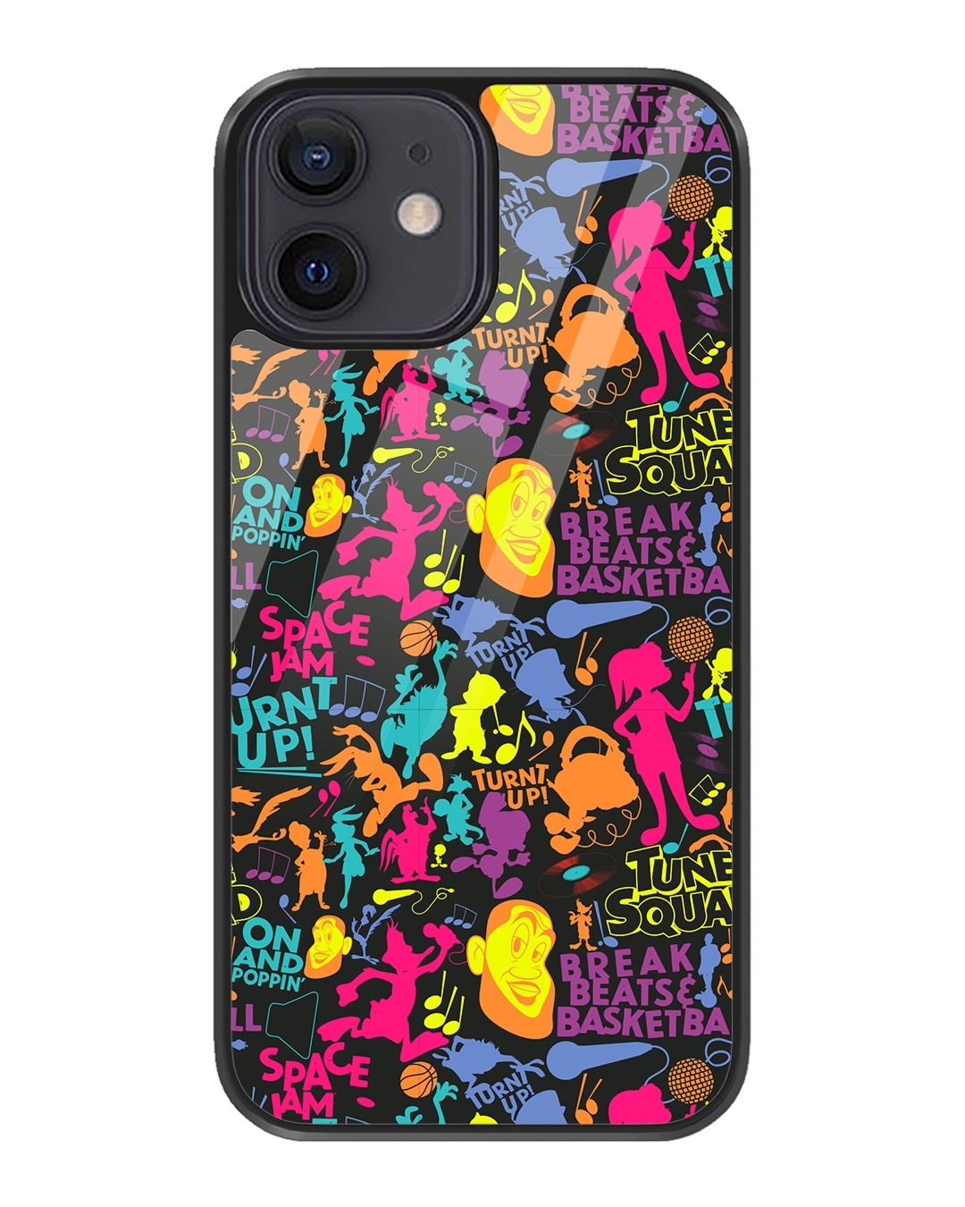 Buy Space Jam Premium Glass Cover for iPhone 12 Online in India at Bewakoof