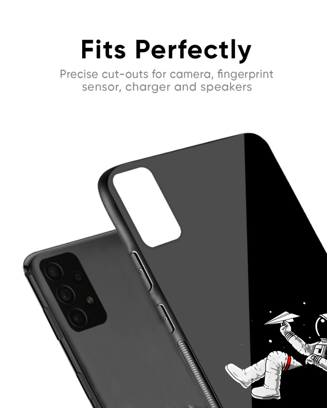 Shop Space Traveller Premium Glass Case for Realme 11 Pro+ 5G (Shock Proof, Scratch Resistant)-Back