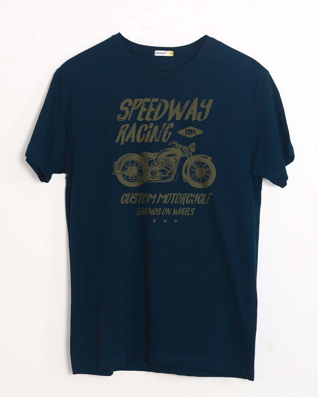 Buy Speedway On Wheels Half Sleeve T-Shirt for Men Online at Bewakoof