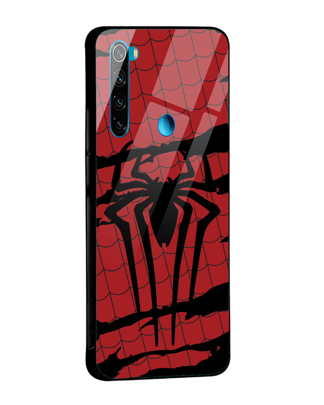 Shop Spider Armor Premium Glass Cover for Xiaomi Redmi Note 8-Back