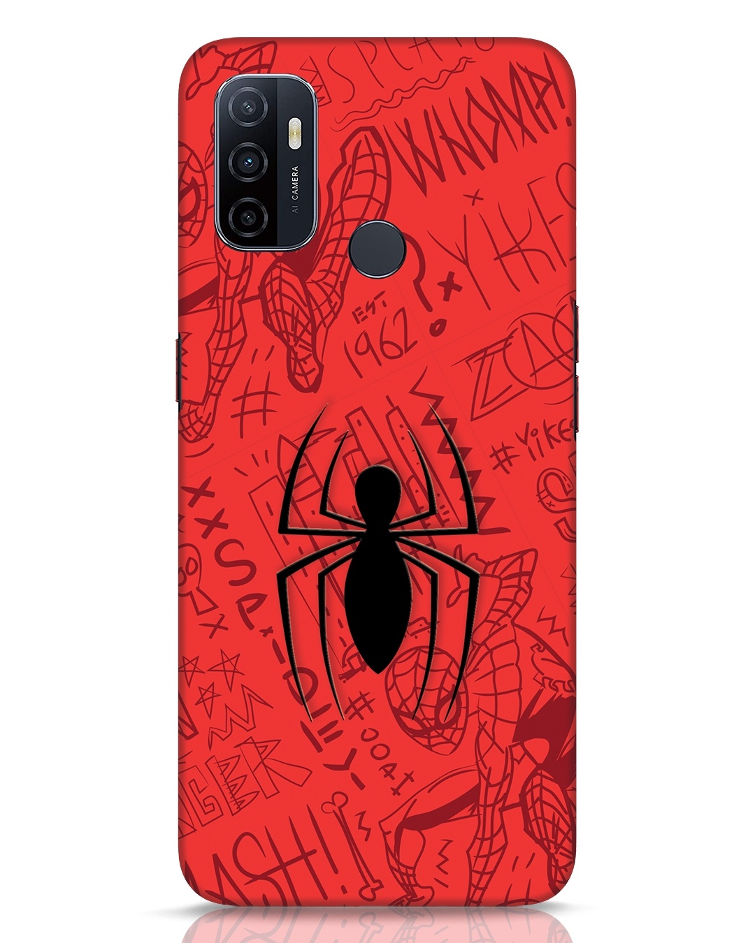 Buy Spider Doodle 3D Designer Cover for Oppo A53 Online in India at ...