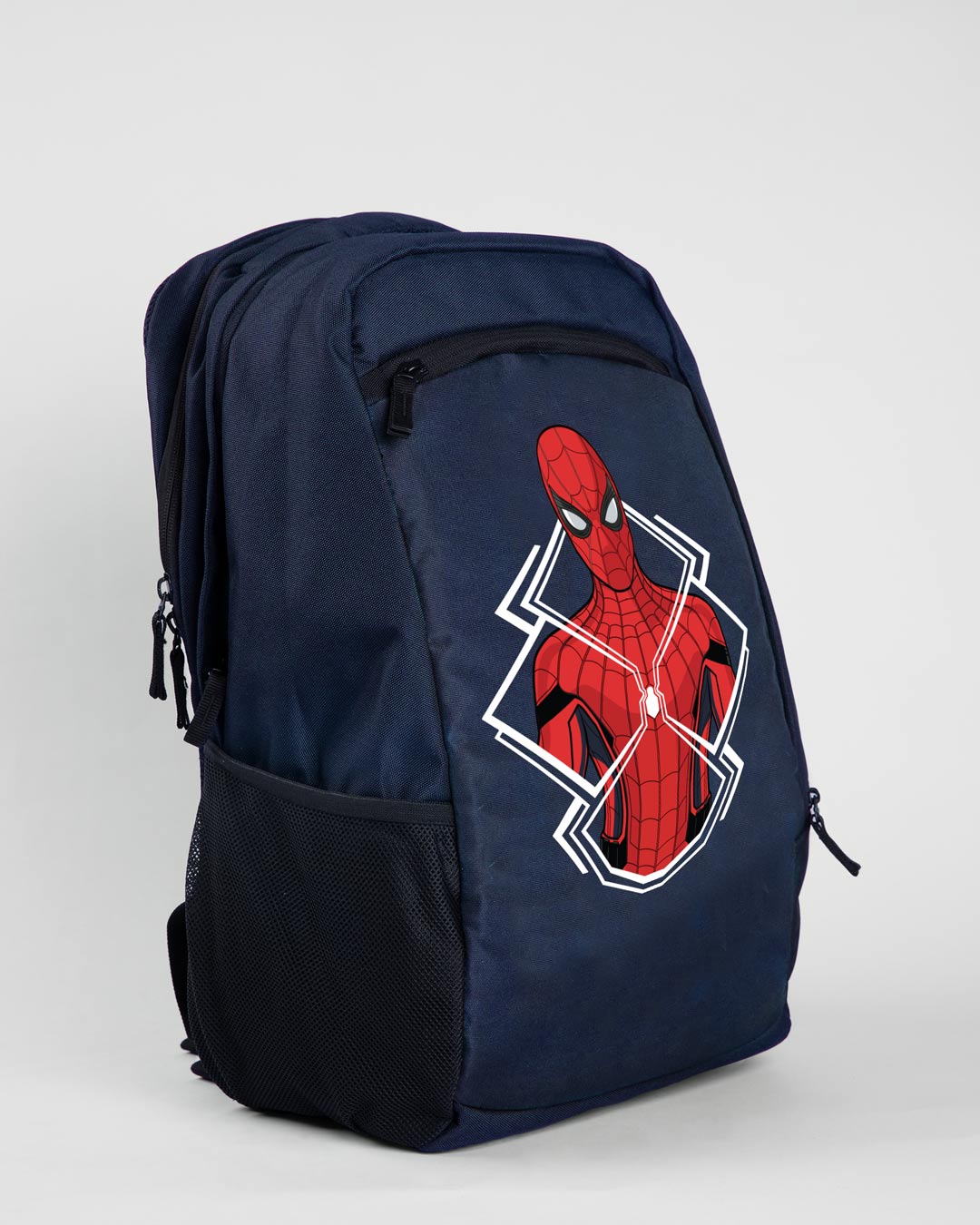 Shop Spiderman Laptop Bag (FFHL) Navy Blue-Back