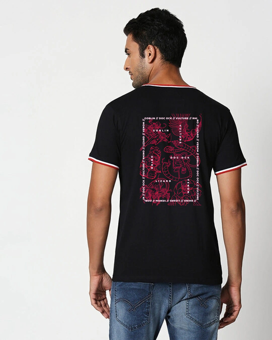 Shop Spiderman Street Varsity T-shirt (SPL)-Back
