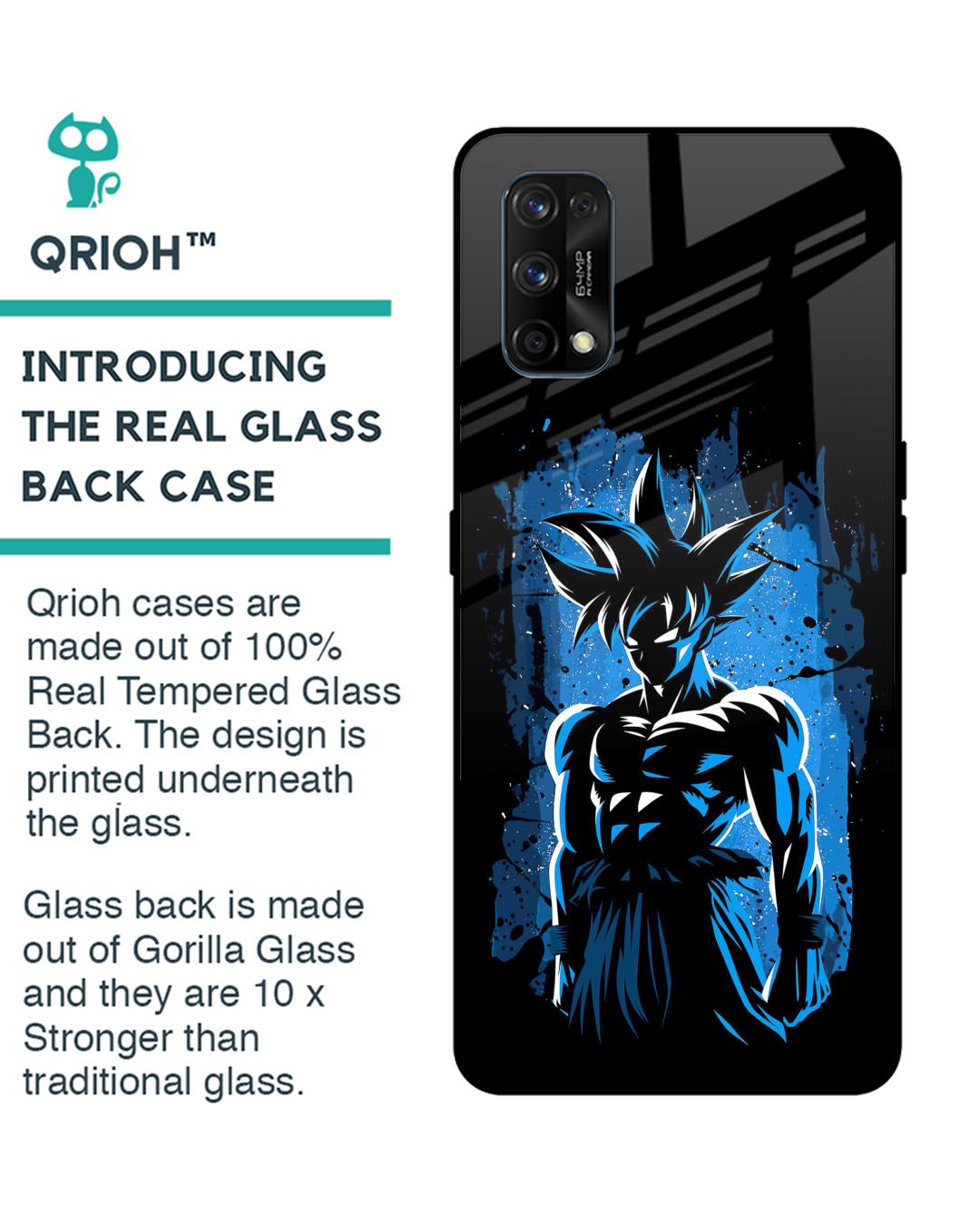 Shop Splatter Instinct Premium Glass Case for Realme 7 pro (Shock Proof, Scratch Resistant)-Back