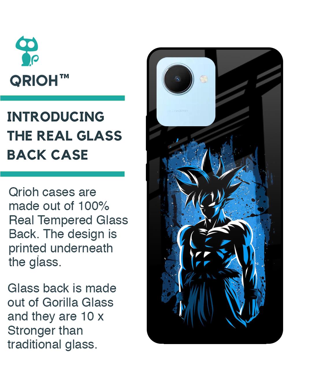 Shop Splatter Instinct Premium Glass Case for Realme C30(Shock Proof, Scratch Resistant)-Back