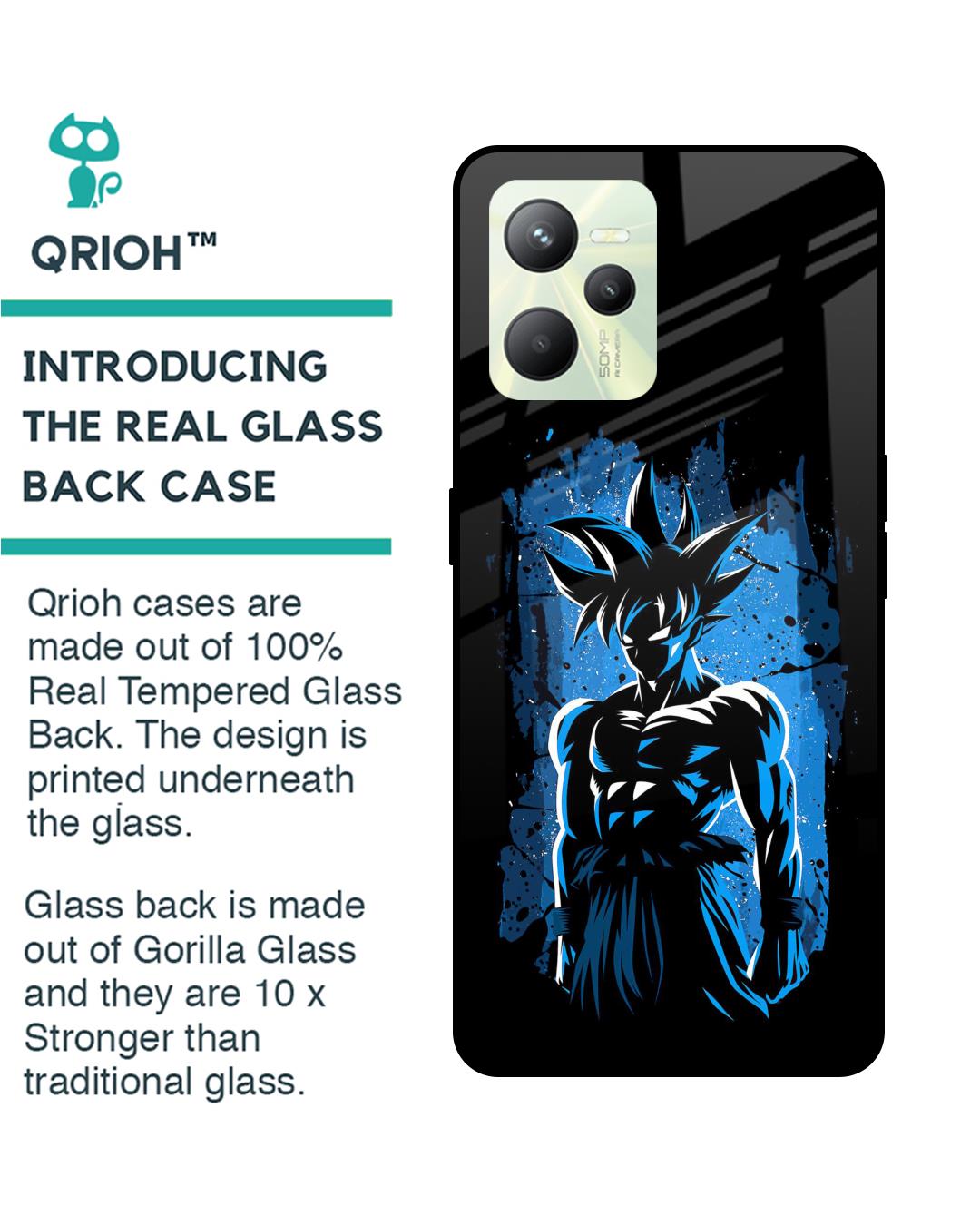 Shop Splatter Instinct Premium Glass Case for Realme C35(Shock Proof, Scratch Resistant)-Back