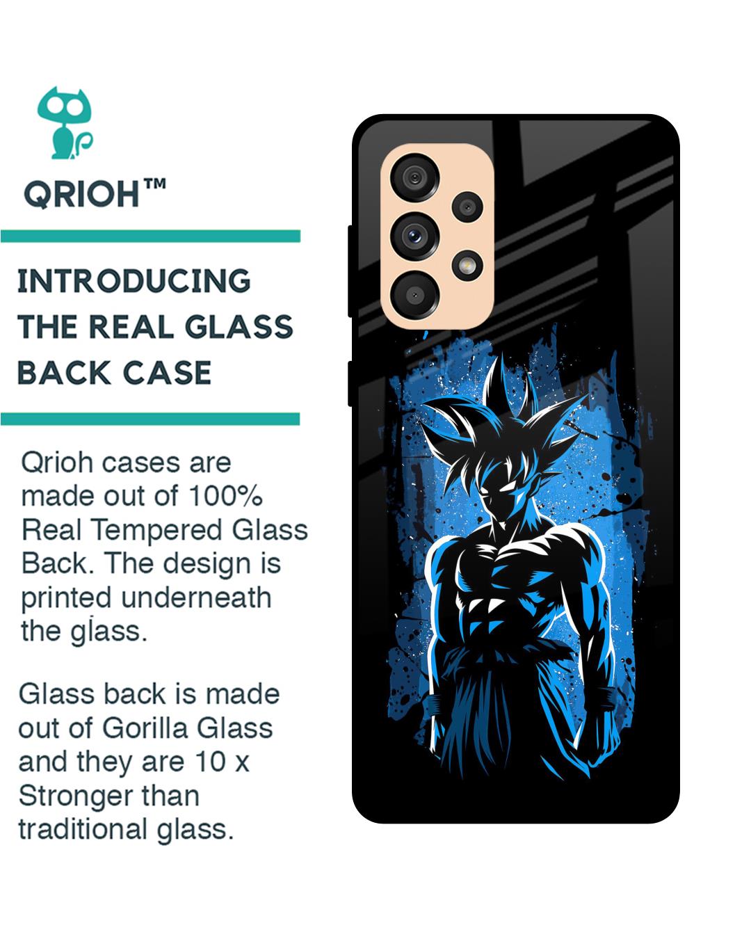 Shop Splatter Instinct Premium Glass Case for Samsung Galaxy A33 5G (Shock Proof,Scratch Resistant)-Back