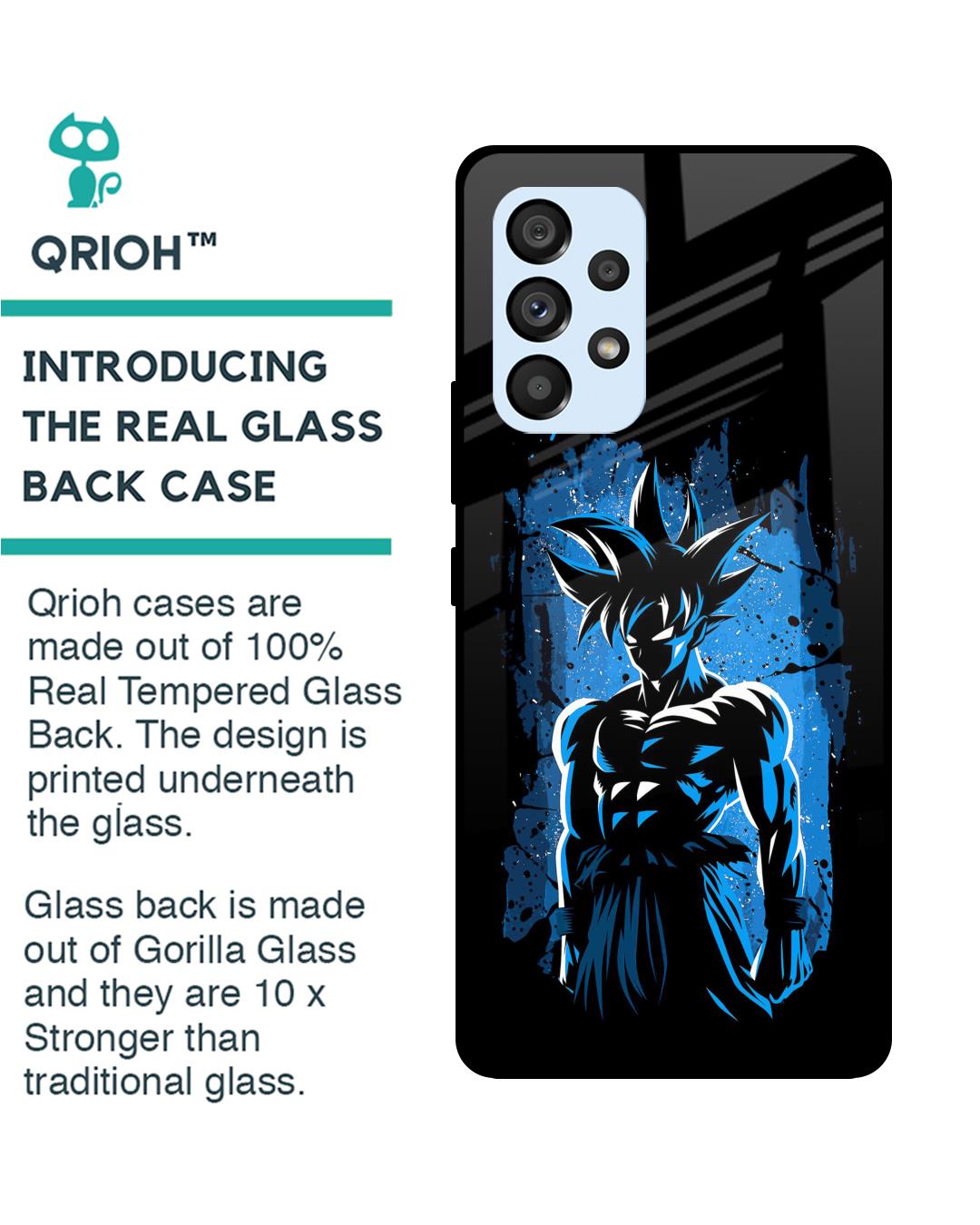 Shop Splatter Instinct Premium Glass Case for Samsung Galaxy A53 5G (Shock Proof,Scratch Resistant)-Back
