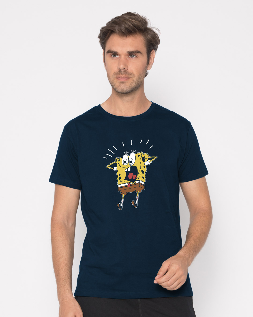 Shop Spongebob Oh My Bob Half Sleeve T-Shirt (SBL)-Back