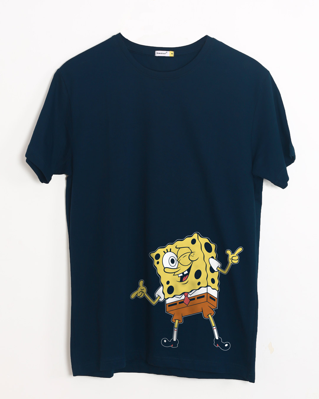 Buy Spongebob Whazzup Half Sleeve T-Shirt (SBL) for Men blue Online at ...