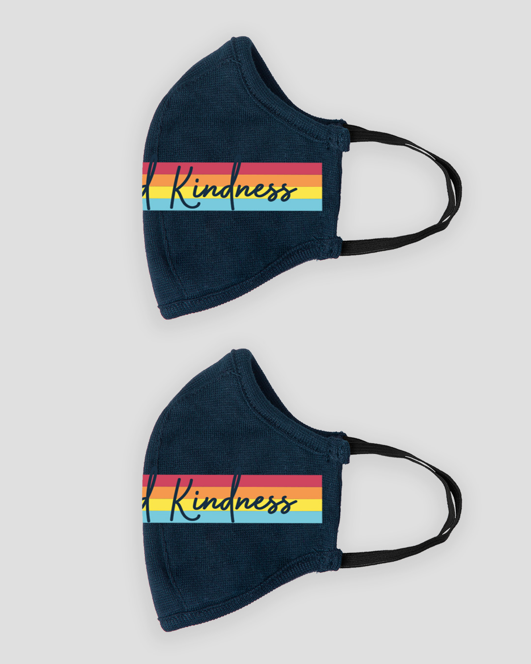 Shop Spread Kindness Everyday Printed Fasion Mask 2.0 Single-Back