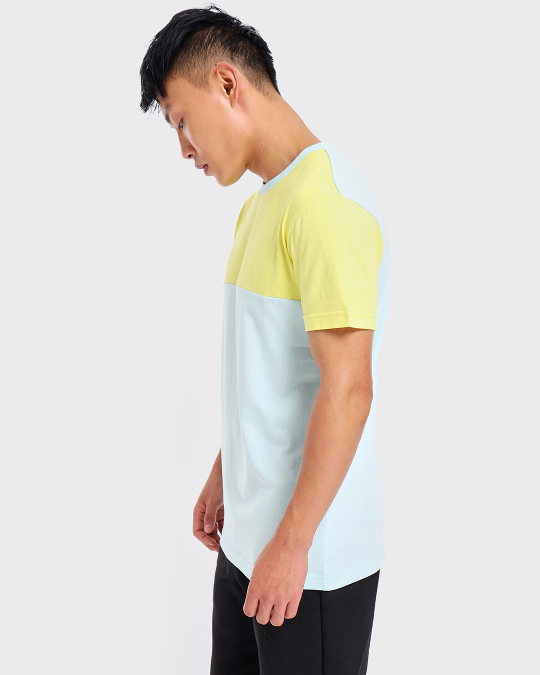 Buy Mens Spun Sugar Color Block T Shirt Online At Bewakoof