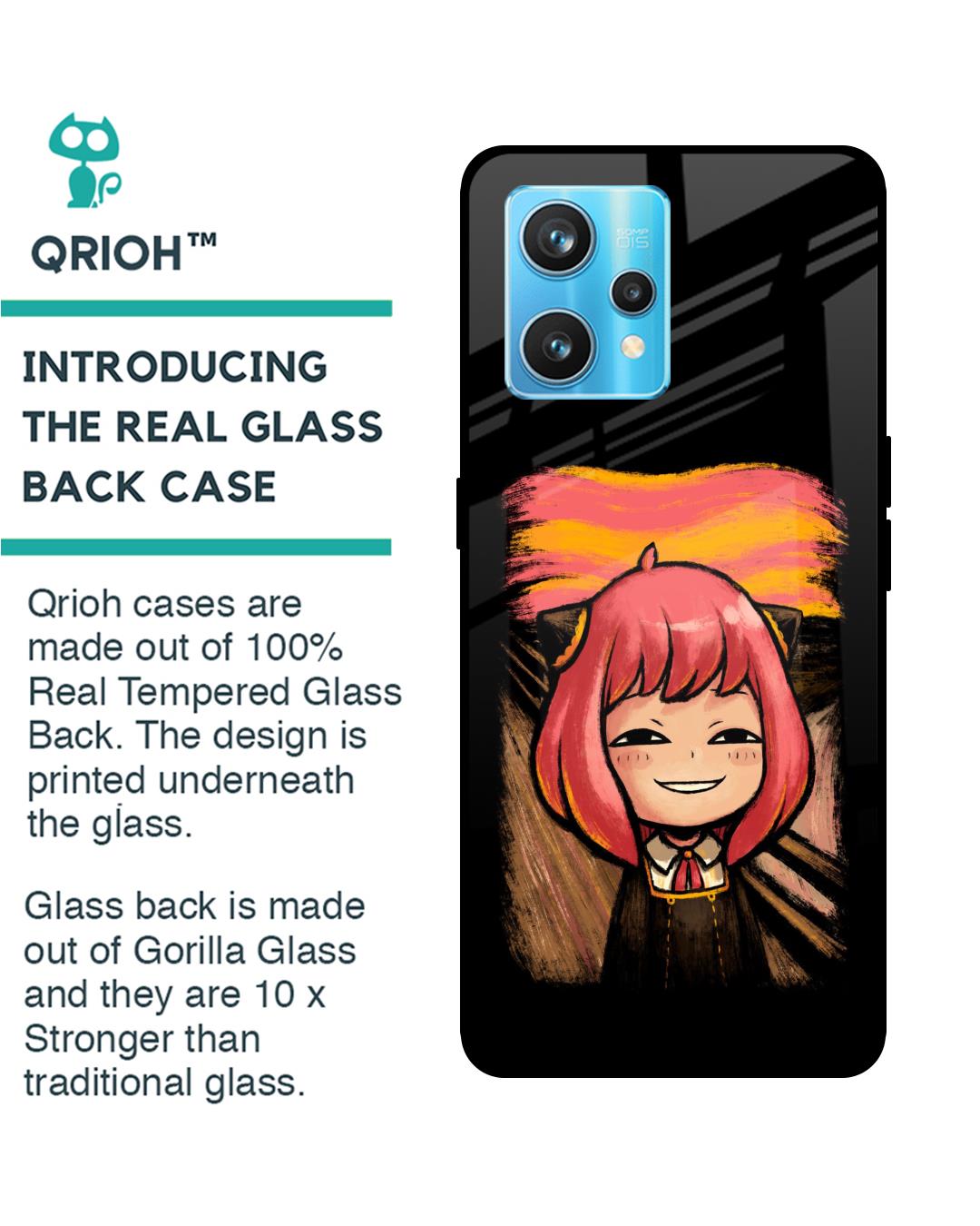 Shop Spy X Family Premium Glass Case for Realme 9 Pro Plus(Shock Proof, Scratch Resistant)-Back