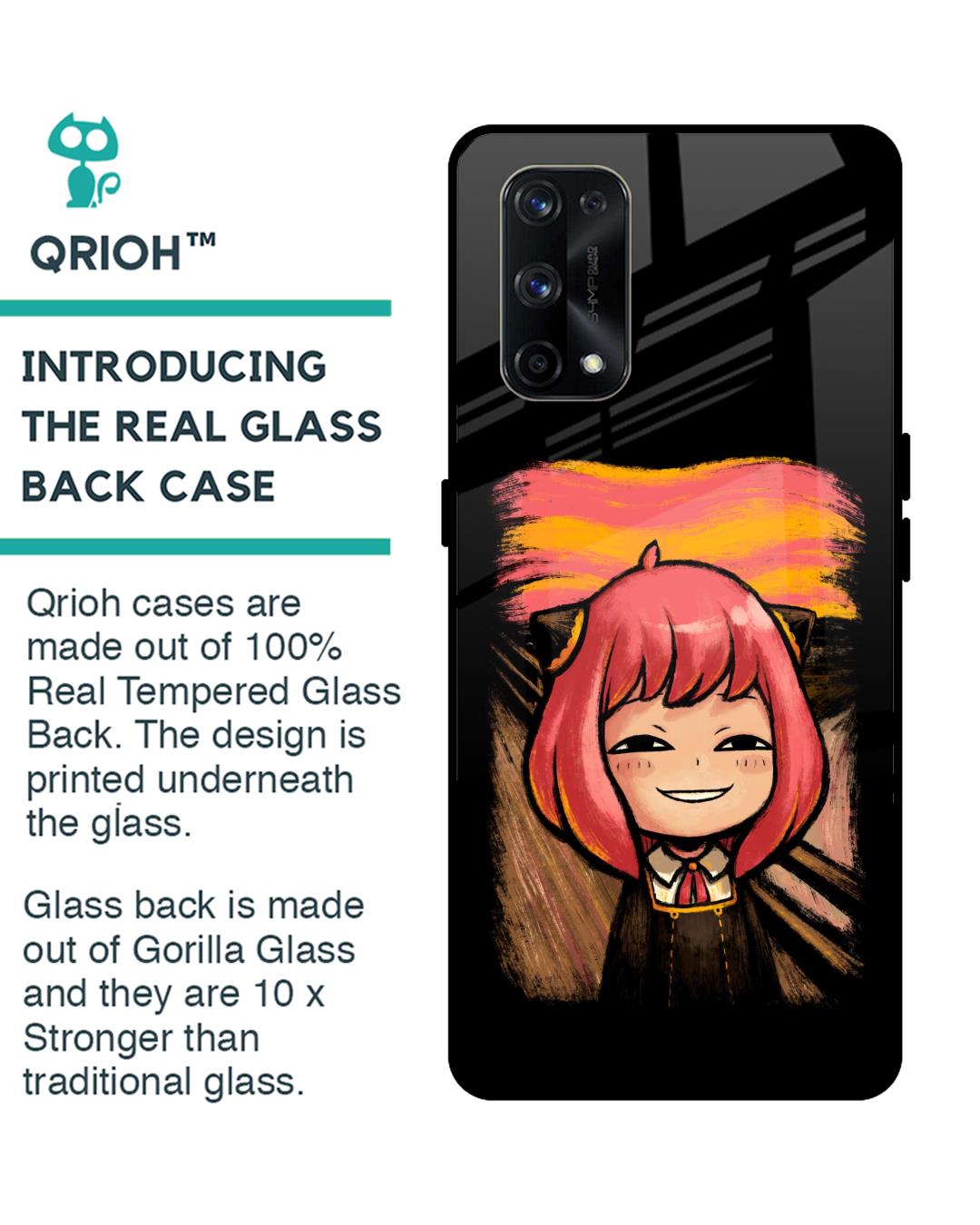 Shop Spy X Family Premium Glass Case for Realme X7 Pro (Shock Proof, Scratch Resistant)-Back