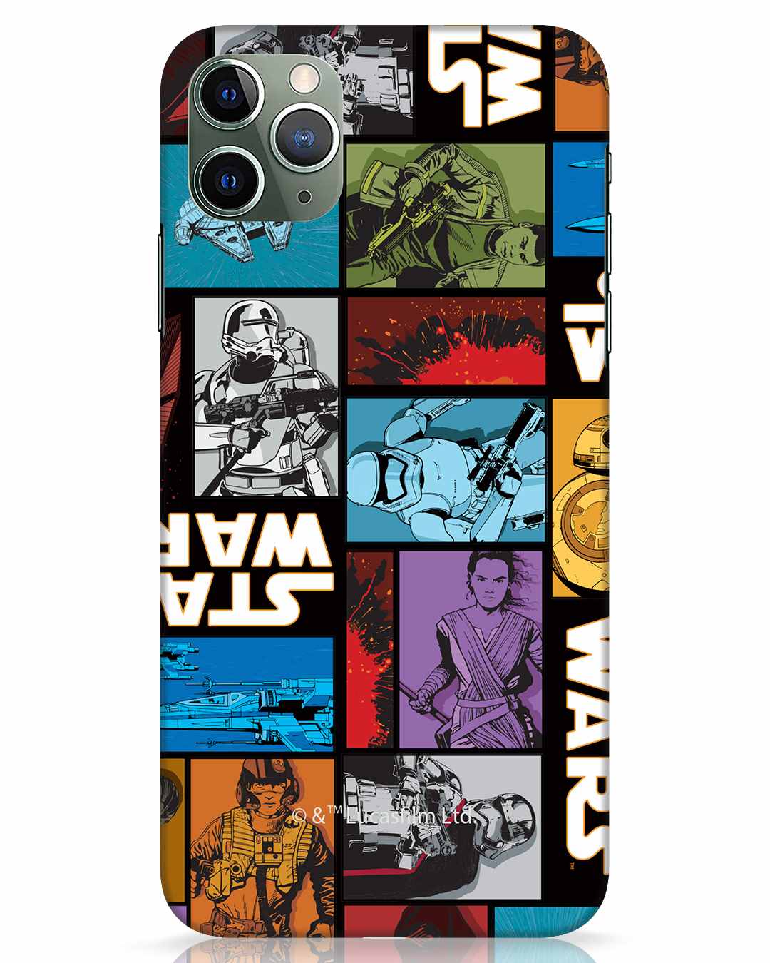 Custodia IPhone 11 Pro Max Star Wars – Fumetti Comic Panels – Protettiva E Originale