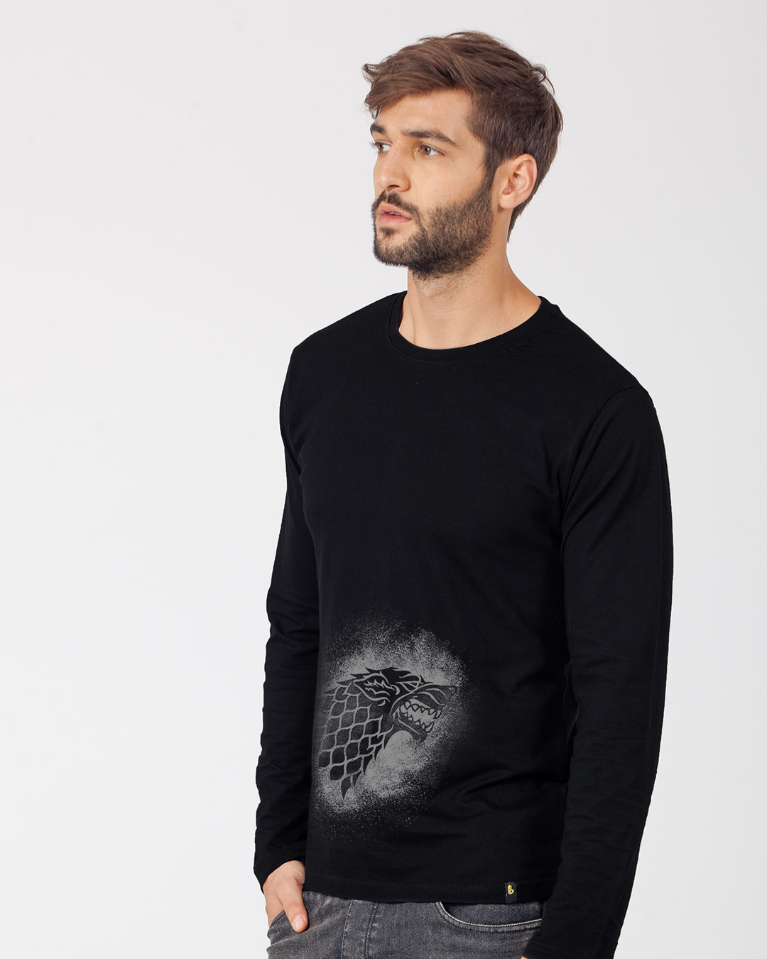 Shop Stark Grunge Full Sleeve T-Shirt (GTL)-Back