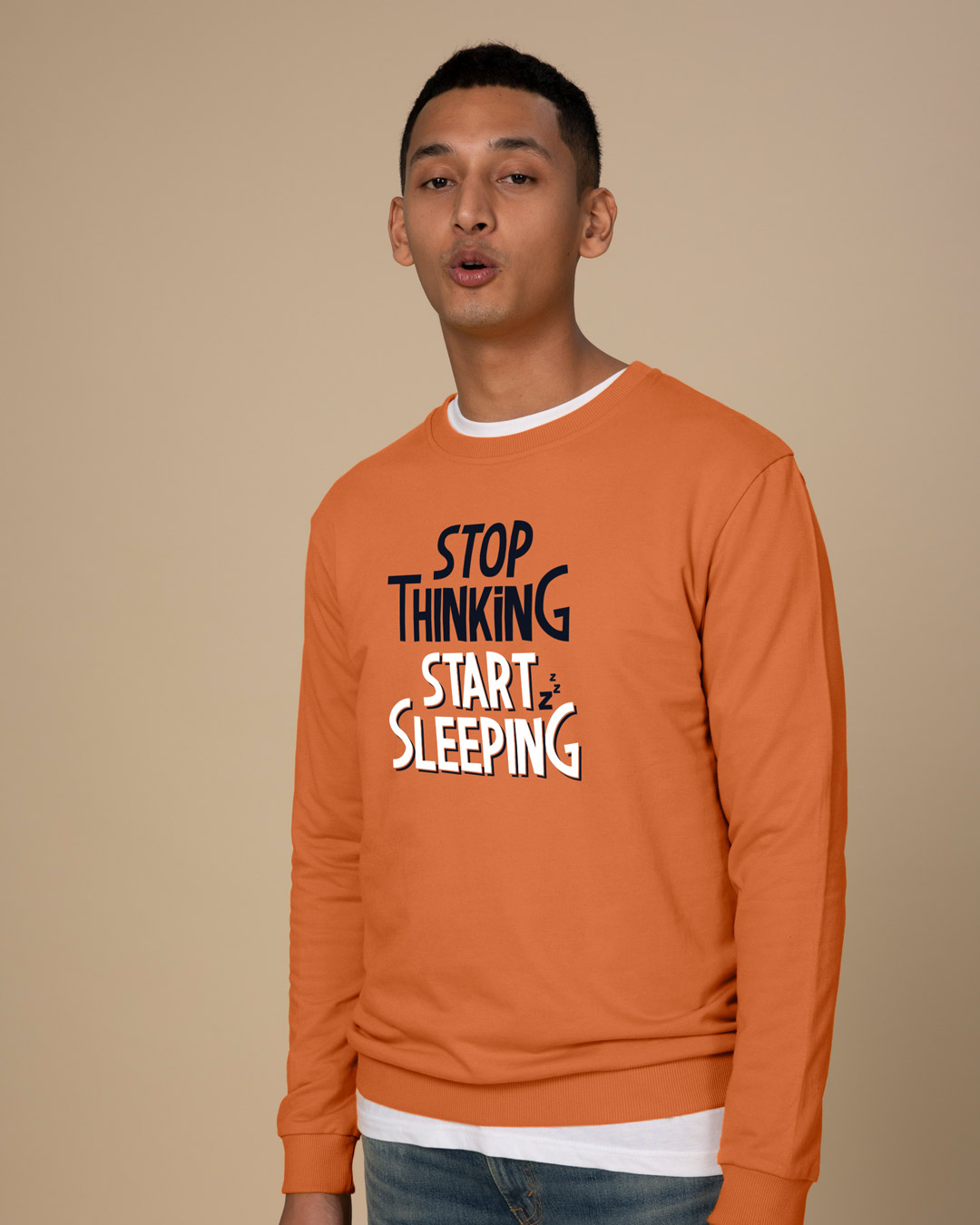 Shop Start Sleeping  Sweatshirt-Back