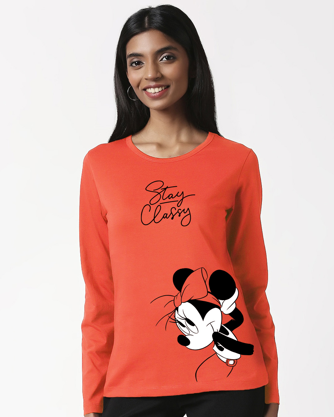 Shop Stay Classy Minnie Full Sleeve T-Shirt (DL)-Back
