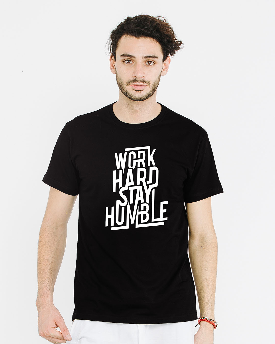 Shop Stay Humble Half Sleeve T-Shirt-Back