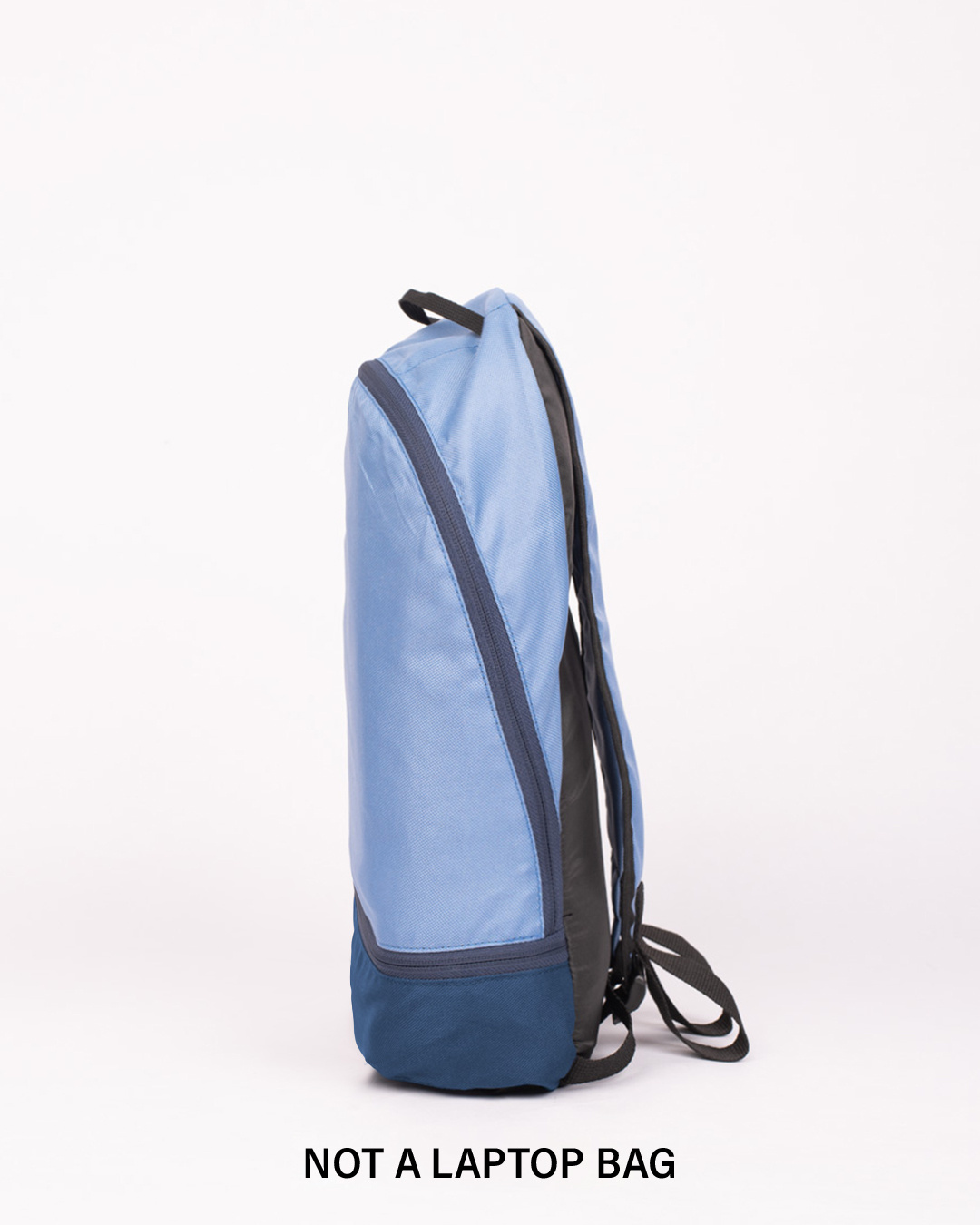 Shop Unisex Steel Blue Small Backpack-Back