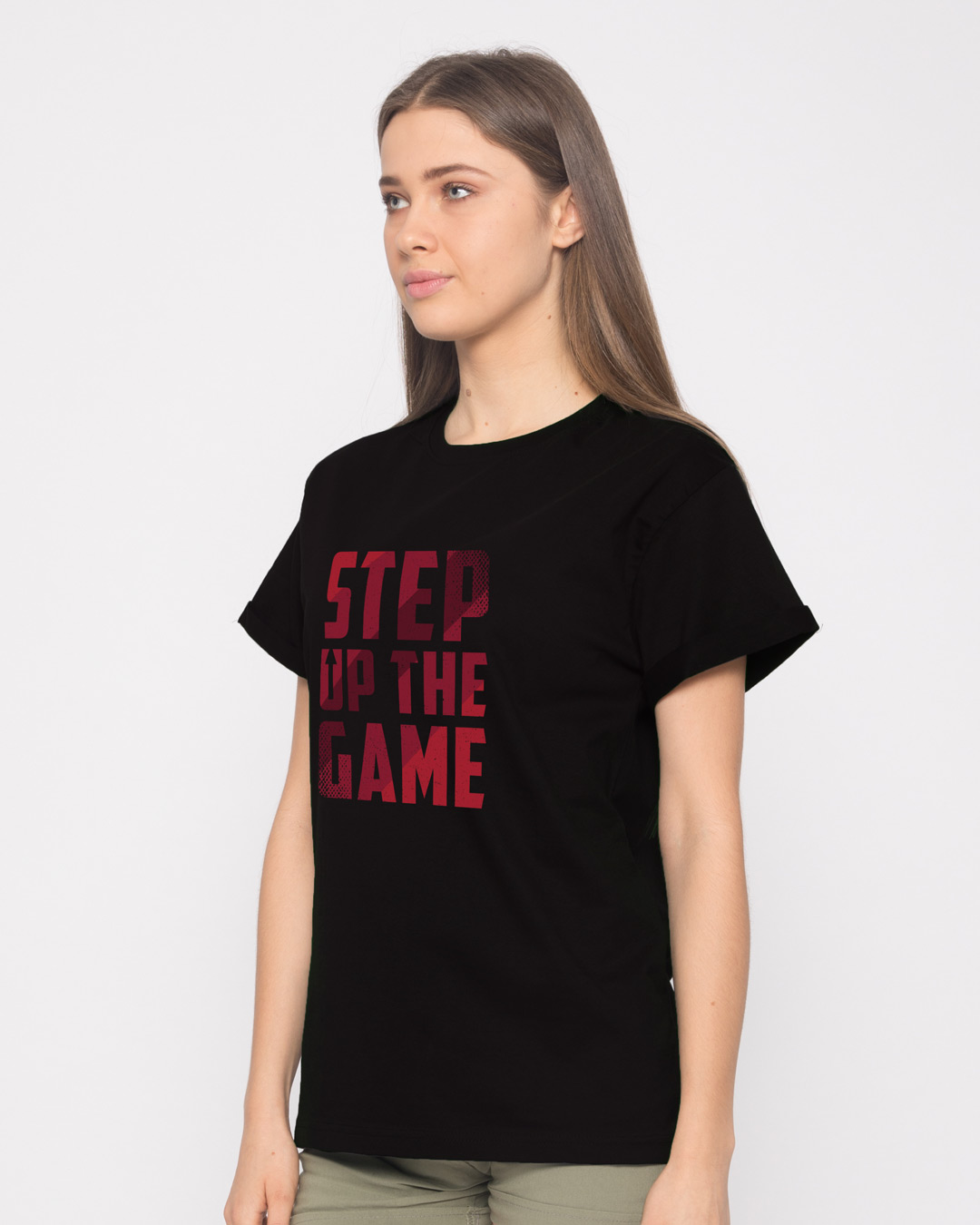Shop Step Up The Game Boyfriend T-Shirt-Back