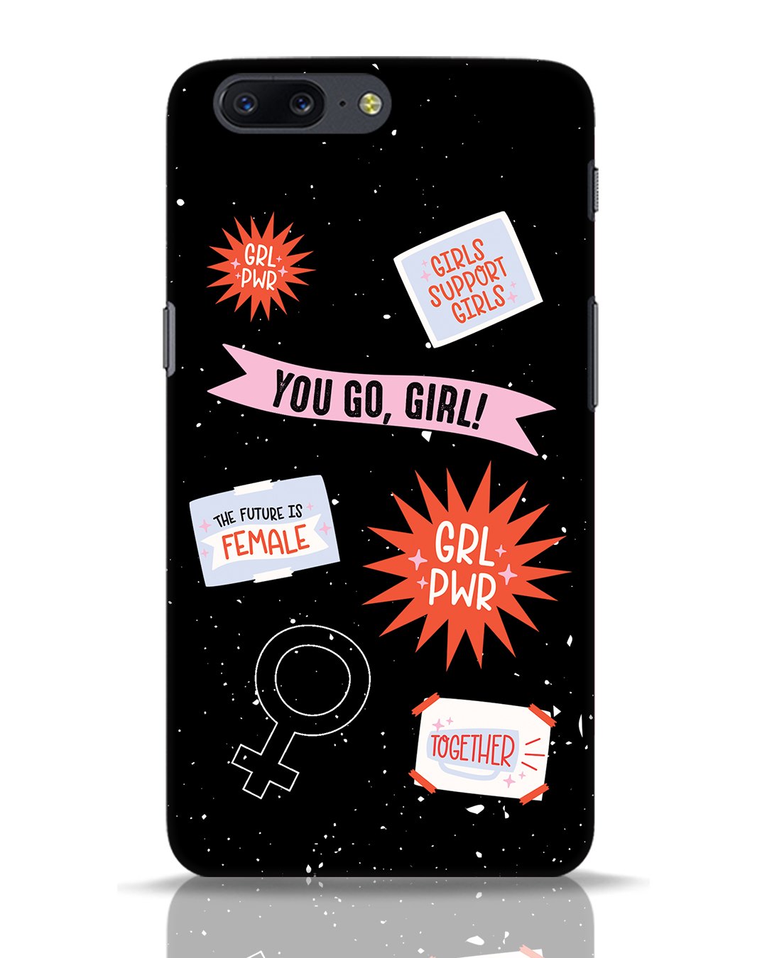 Buy Stickers OnePlus 5 Mobile Cover for Unisex Online at Bewakoof