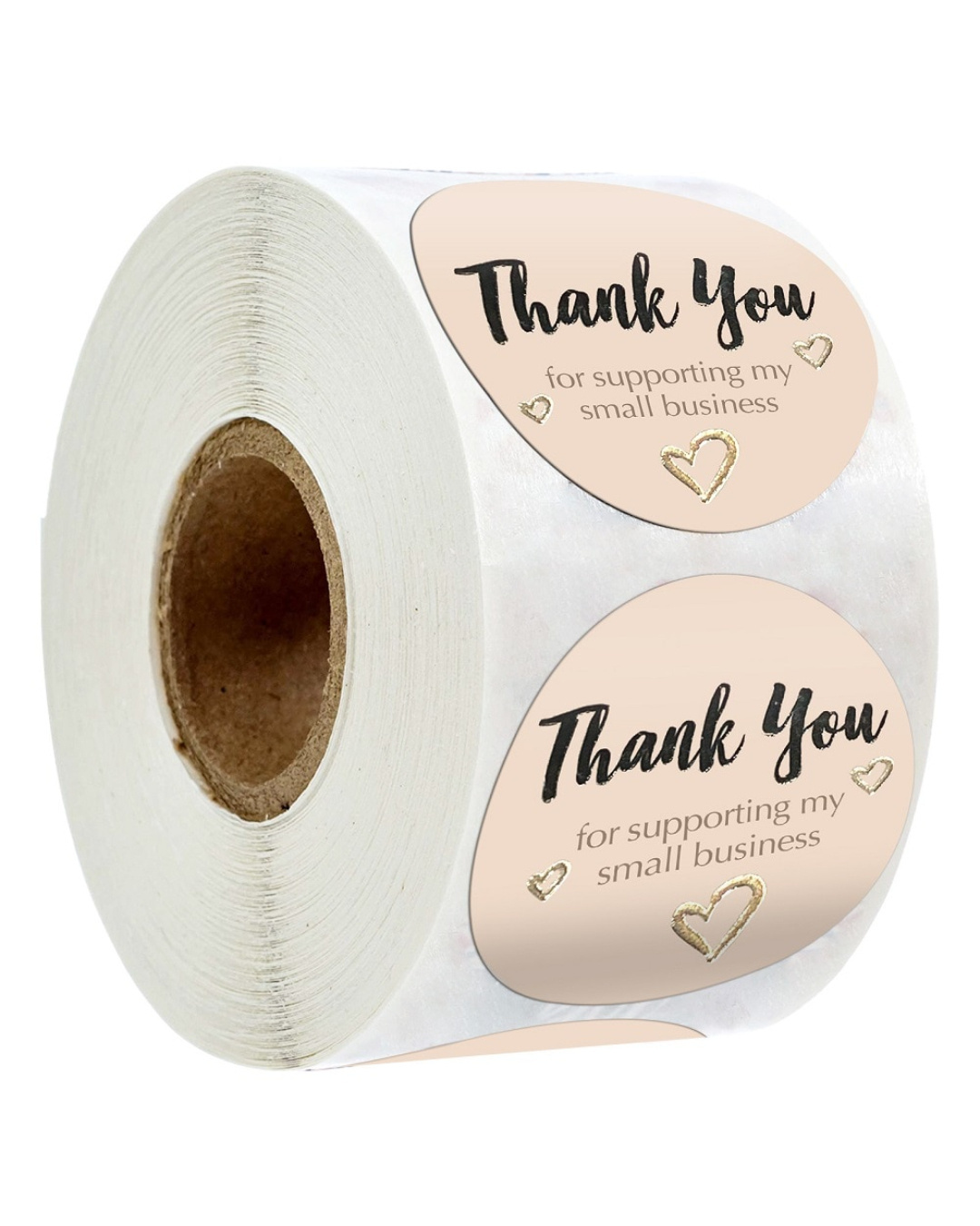 Buy Pink Thank You Label Stickers Roll (Set of 500) Online in India at ...