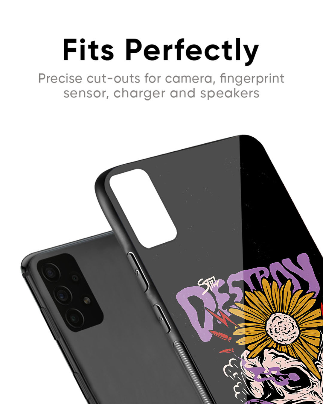 Shop Still Destroy Premium Glass Case for Apple iPhone XR (Shock Proof, Scratch Resistant)-Back