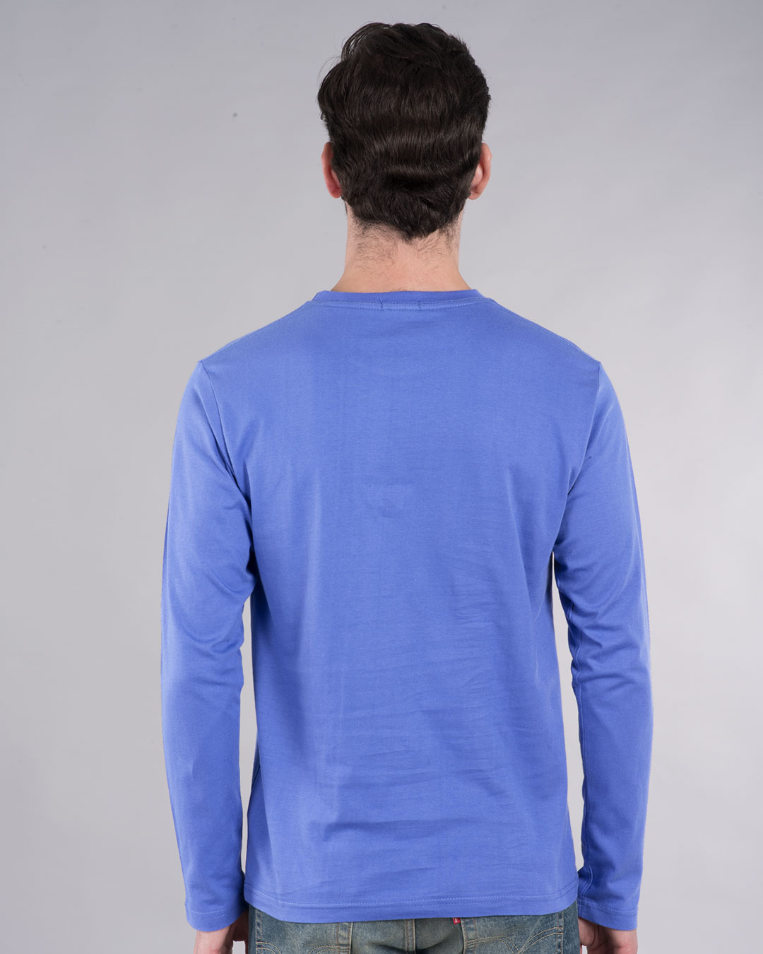 Shop Stripe Pocket Pooh Full Sleeve T-Shirt (DL)-Back