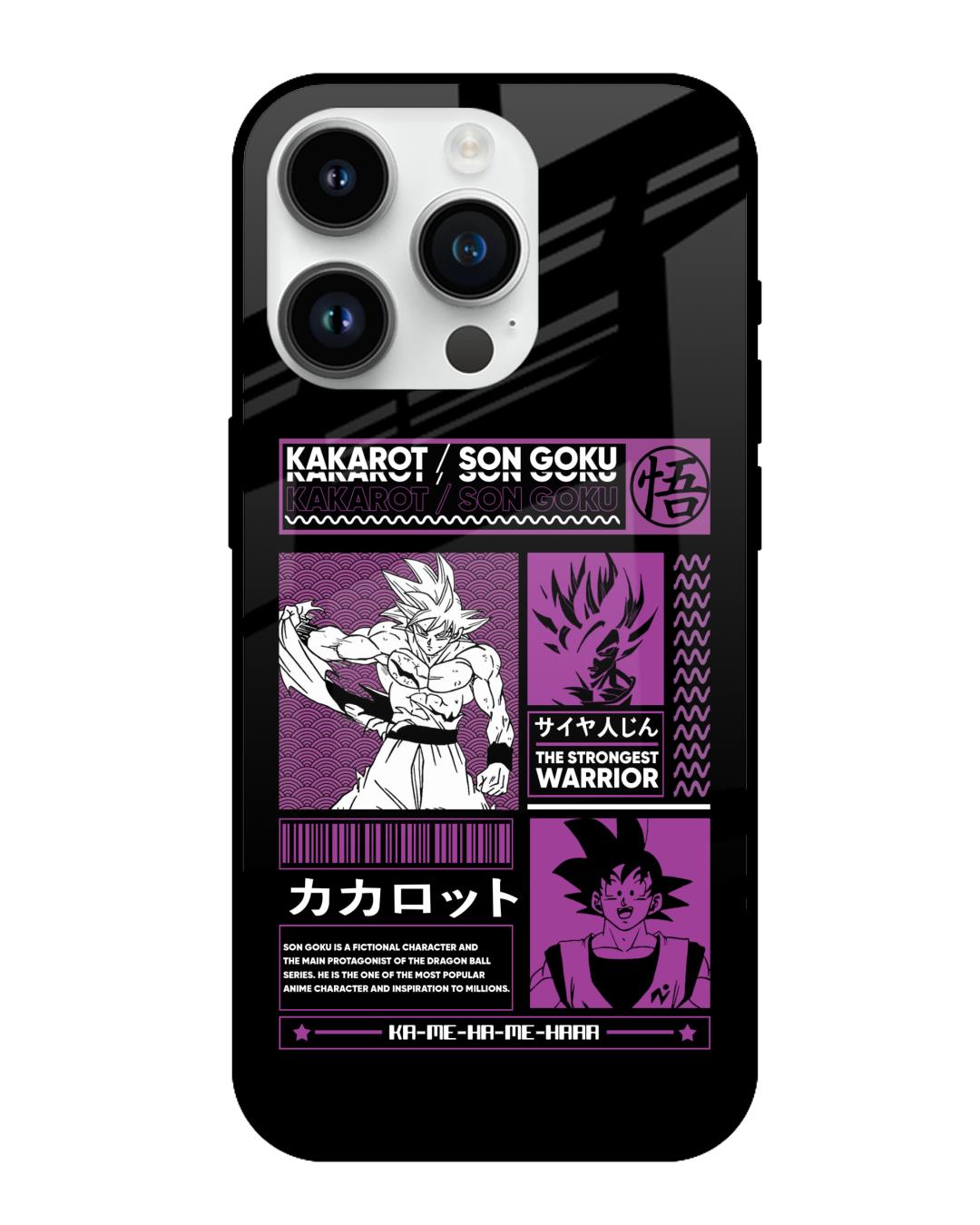 Buy Strongest Warrior Premium Glass Case for Apple iPhone 14 Pro (Shock Proof,Scratch Resistant