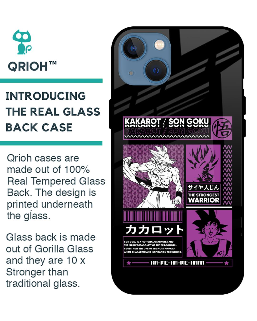 Shop Strongest Warrior Premium Glass Case for iPhone 13 mini (Shock Proof, Scratch Resistant)-Back
