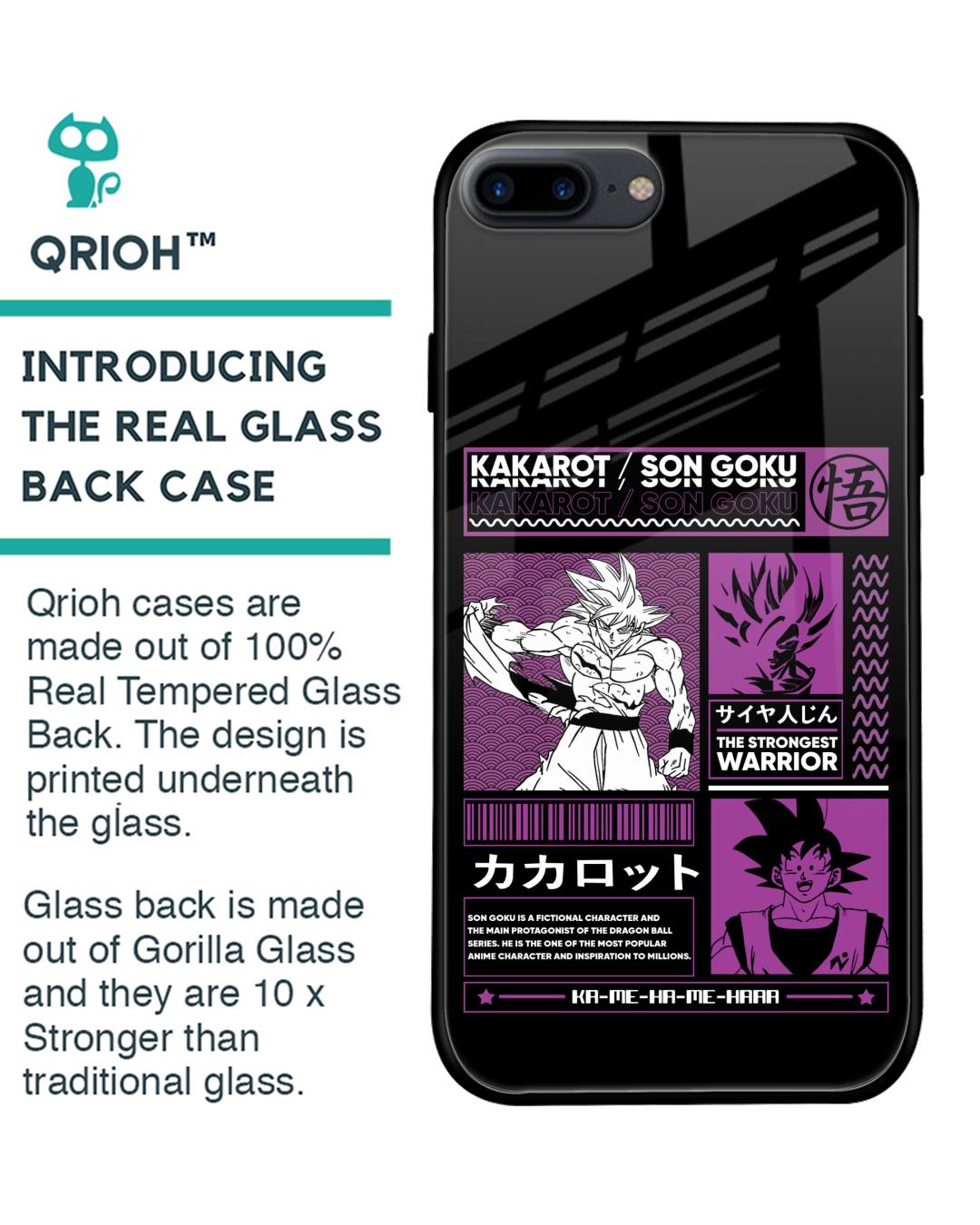 Shop Strongest Warrior Premium Glass Case for iPhone 7 Plus (Shock Proof, Scratch Resistant)-Back