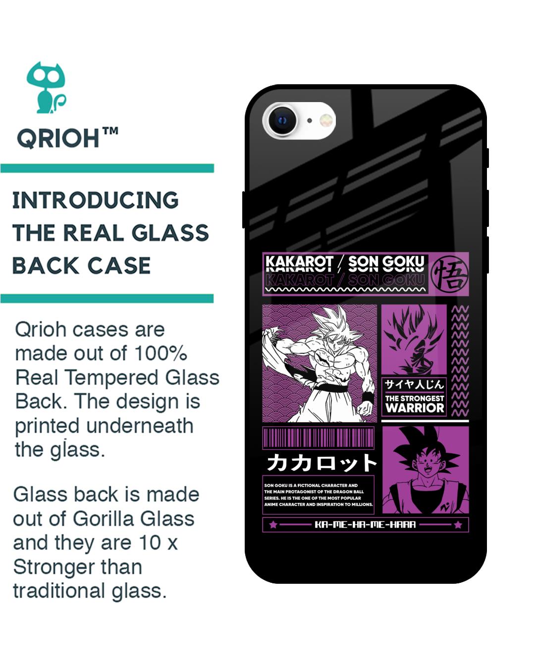 Shop Strongest Warrior Premium Glass Case for iPhone SE 2022 (Shock Proof, Scratch Resistant)-Back