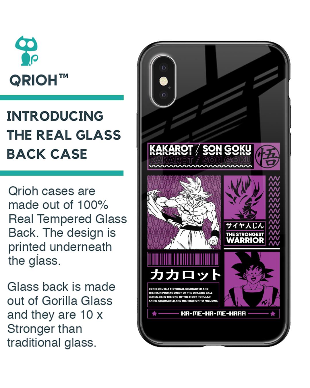 Shop Strongest Warrior Premium Glass Case for iPhone XS Max (Shock Proof, Scratch Resistant)-Back