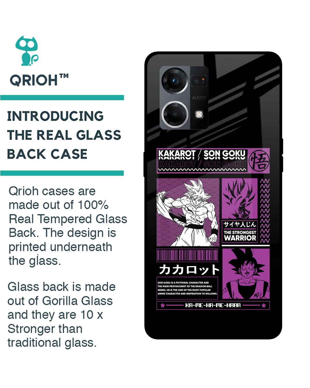 Shop Strongest Warrior Premium Glass Case for Oppo F21s Pro (Shock Proof,Scratch Resistant)-Back