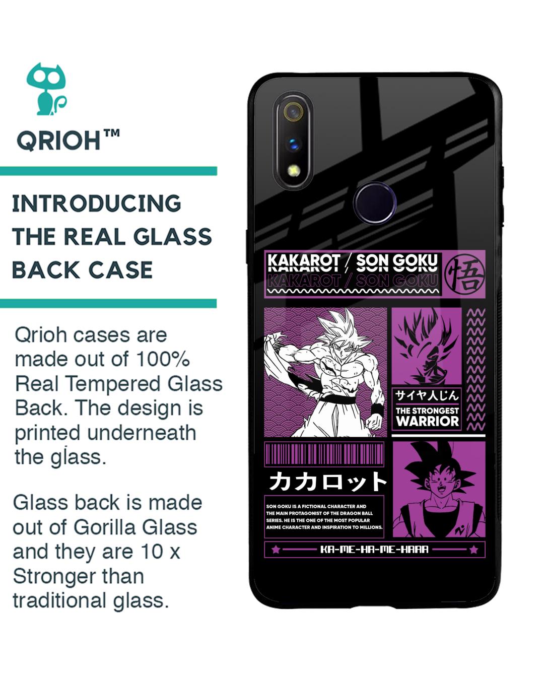 Shop Strongest Warrior Premium Glass Case for Realme 3 Pro (Shock Proof, Scratch Resistant)-Back
