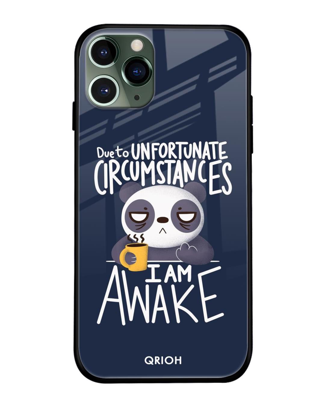 Buy Struggling Panda Premium Glass Case for Apple iPhone 11 Pro (Shock