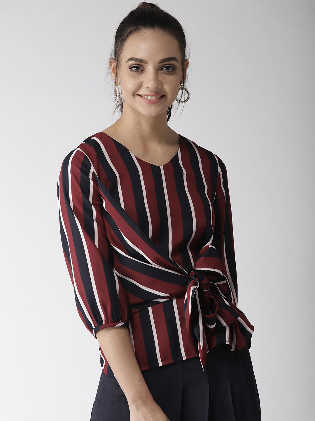 striped tops womens