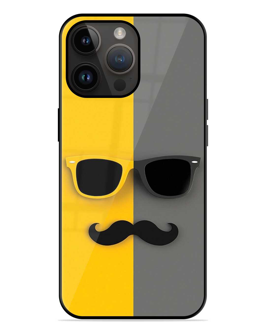 Buy Stylish Goggle Premium Prined Glass Covers for Apple Iphone 14 Pro