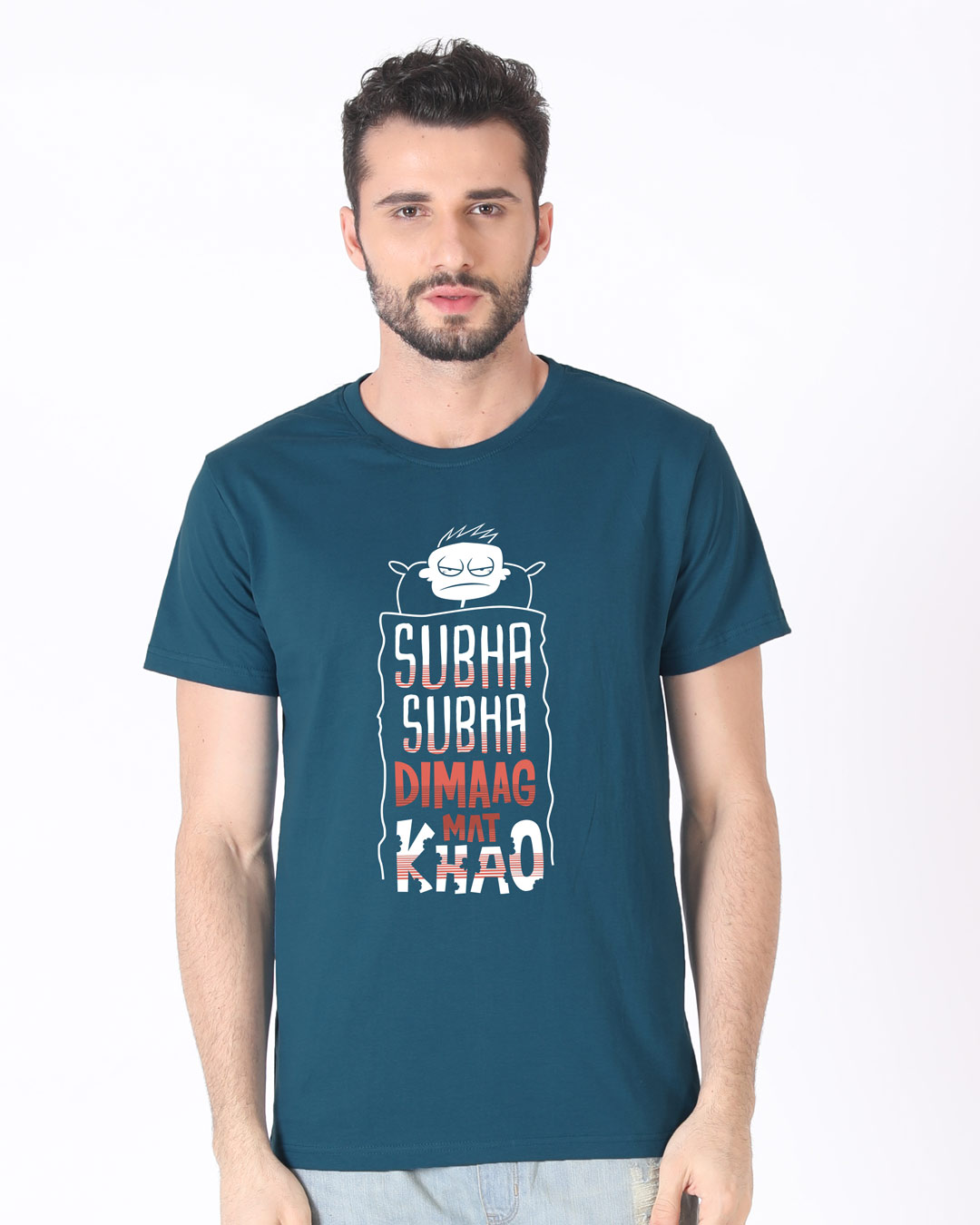 Shop Subha Subha Half Sleeve T-Shirt-Back