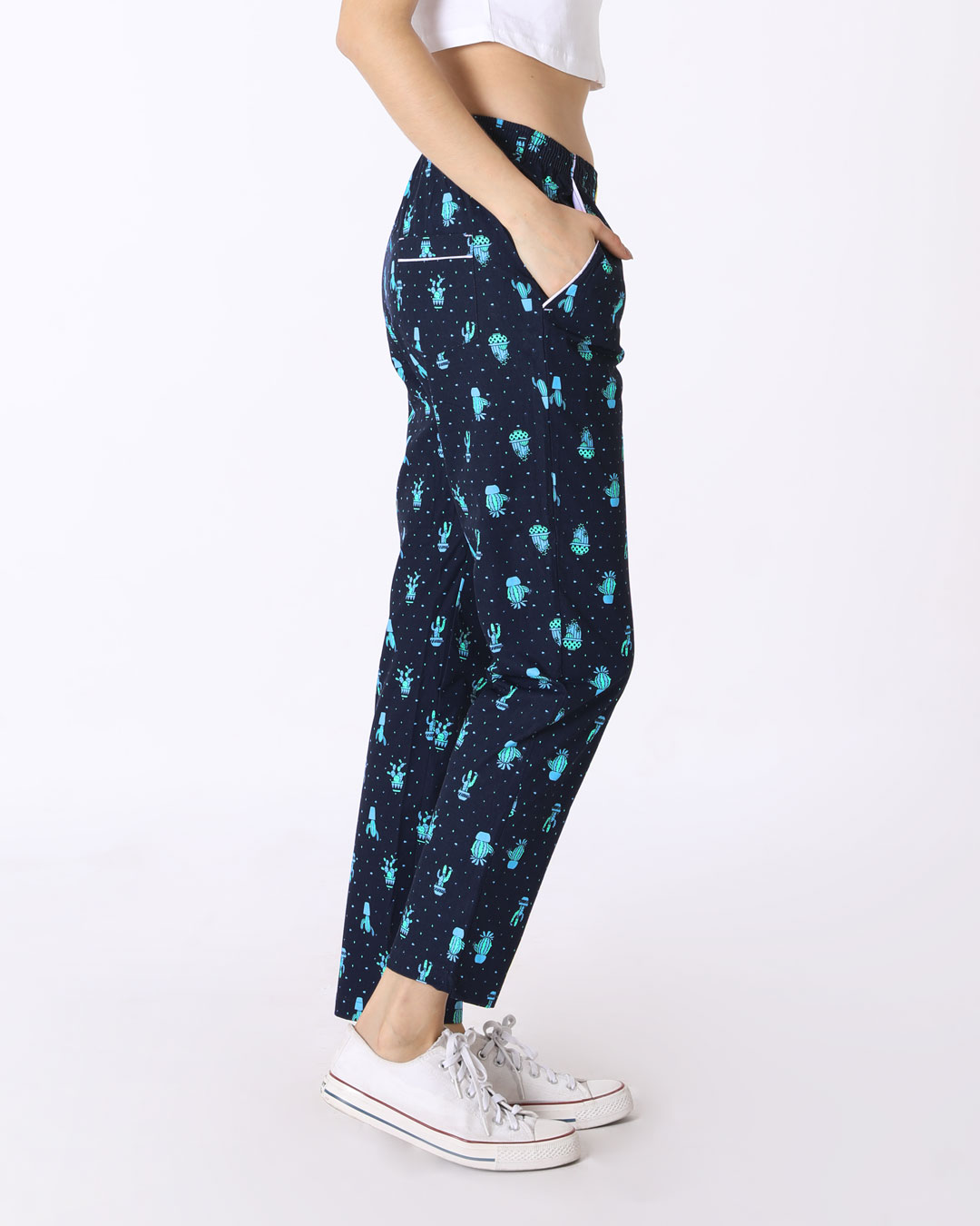 Shop Succulent All Over Printed Pyjamas-Back