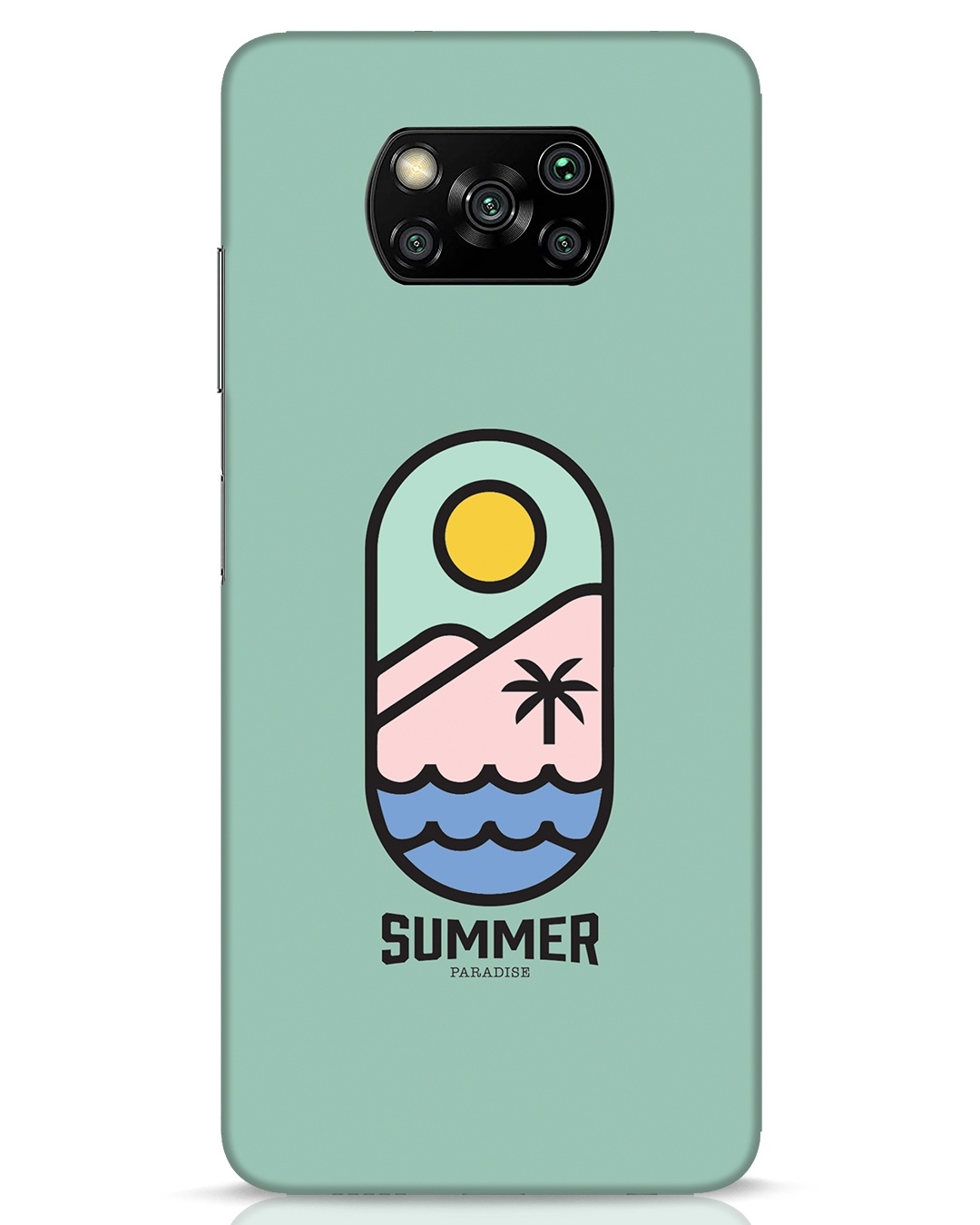 Buy Summer Paradise Designer Hard Cover For Xiaomi Poco X3 Pro Online In India At Bewakoof 0430