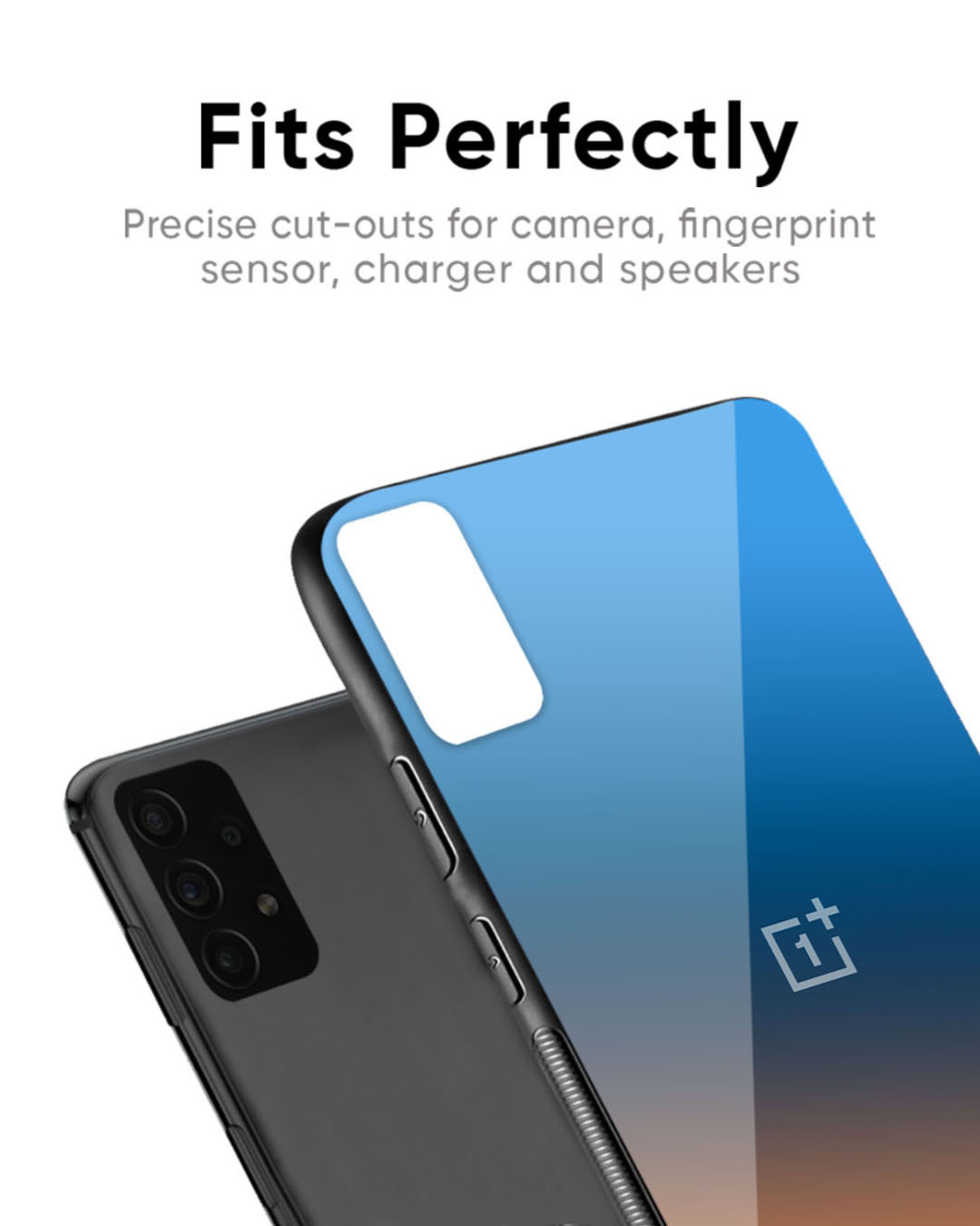 Shop Sunset Of Ocean Premium Glass Case for OnePlus 7 (Shock Proof, Scratch Resistant)-Back