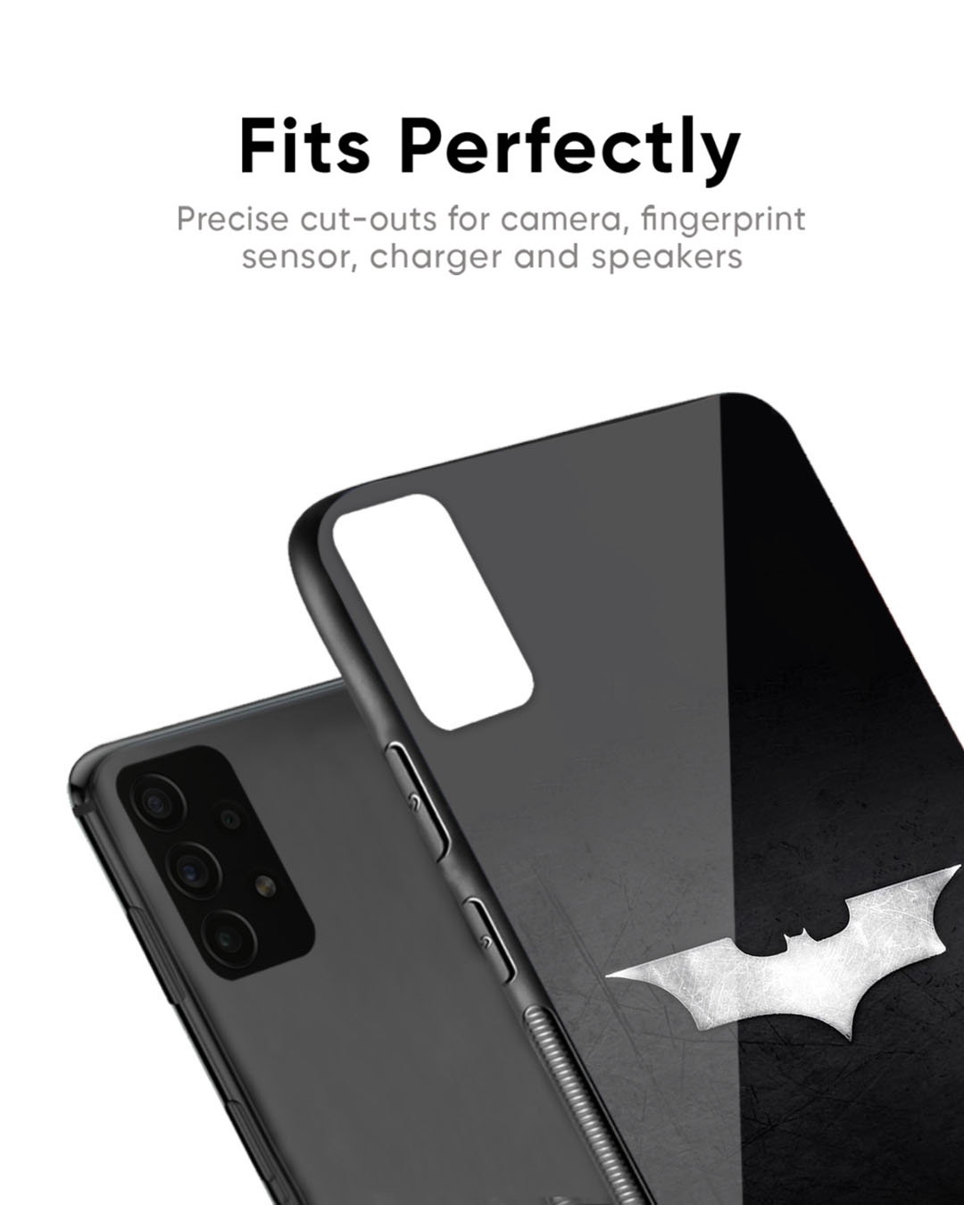 Shop Super Hero Logo Premium Glass Case for Realme 11 Pro+ 5G (Shock Proof, Scratch Resistant)-Back