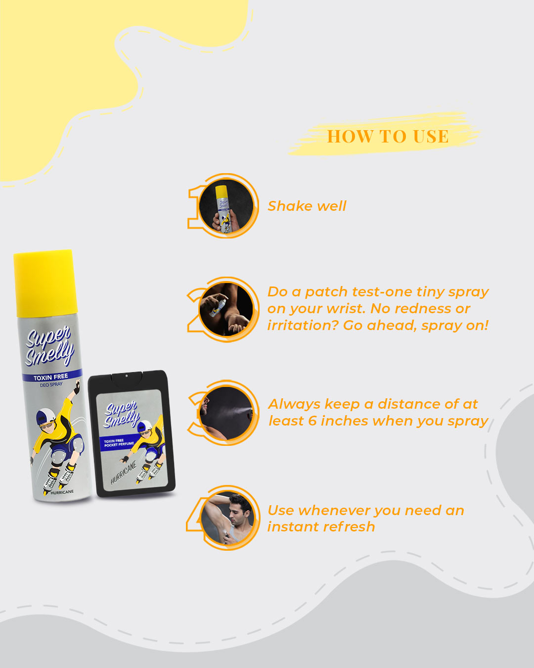 Shop Combo Of Hurricane Natural Deodorant Body Spray And Hurricane Pocket Perfume-Back