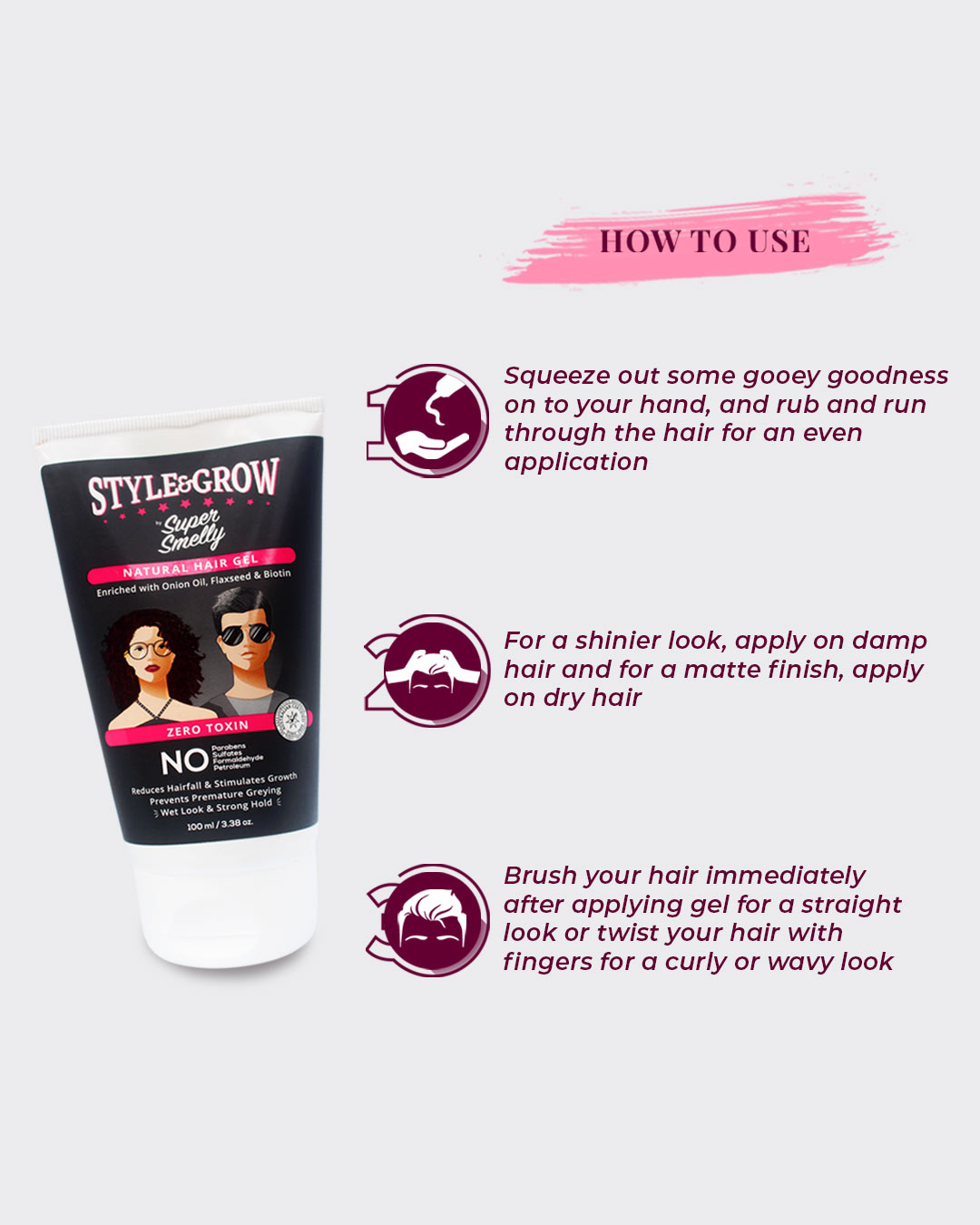 Shop Style & Grow Hair Gel-Back