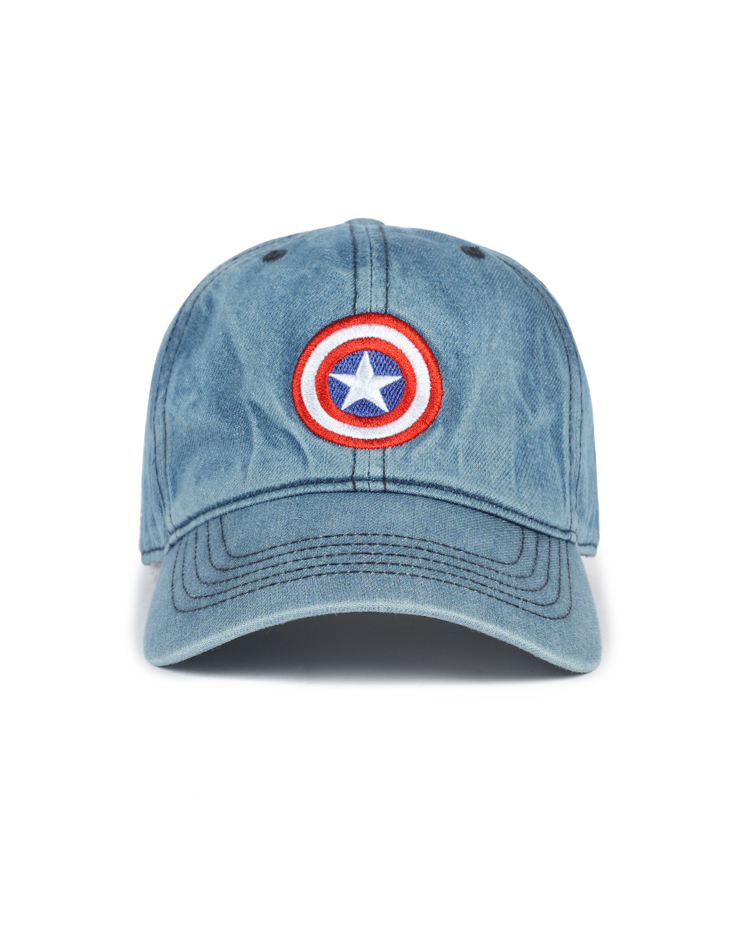 Shop Unisex Blue Super Soldier Baseball Cap-Back