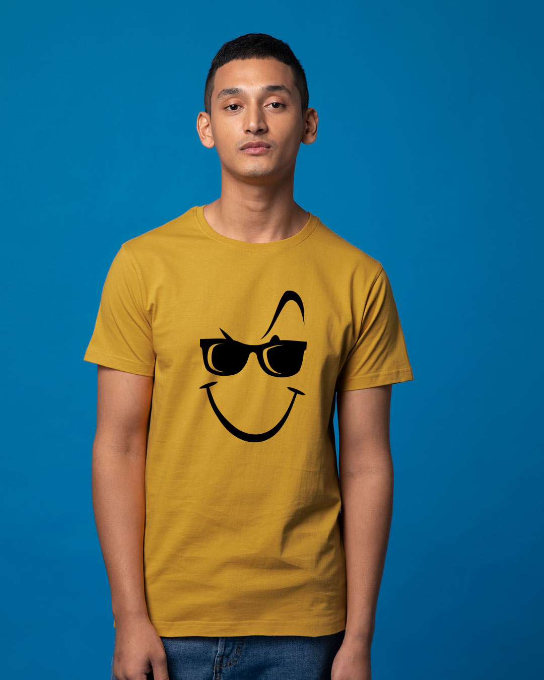 Shop Super Swag Smile Half Sleeve T-Shirt-Back