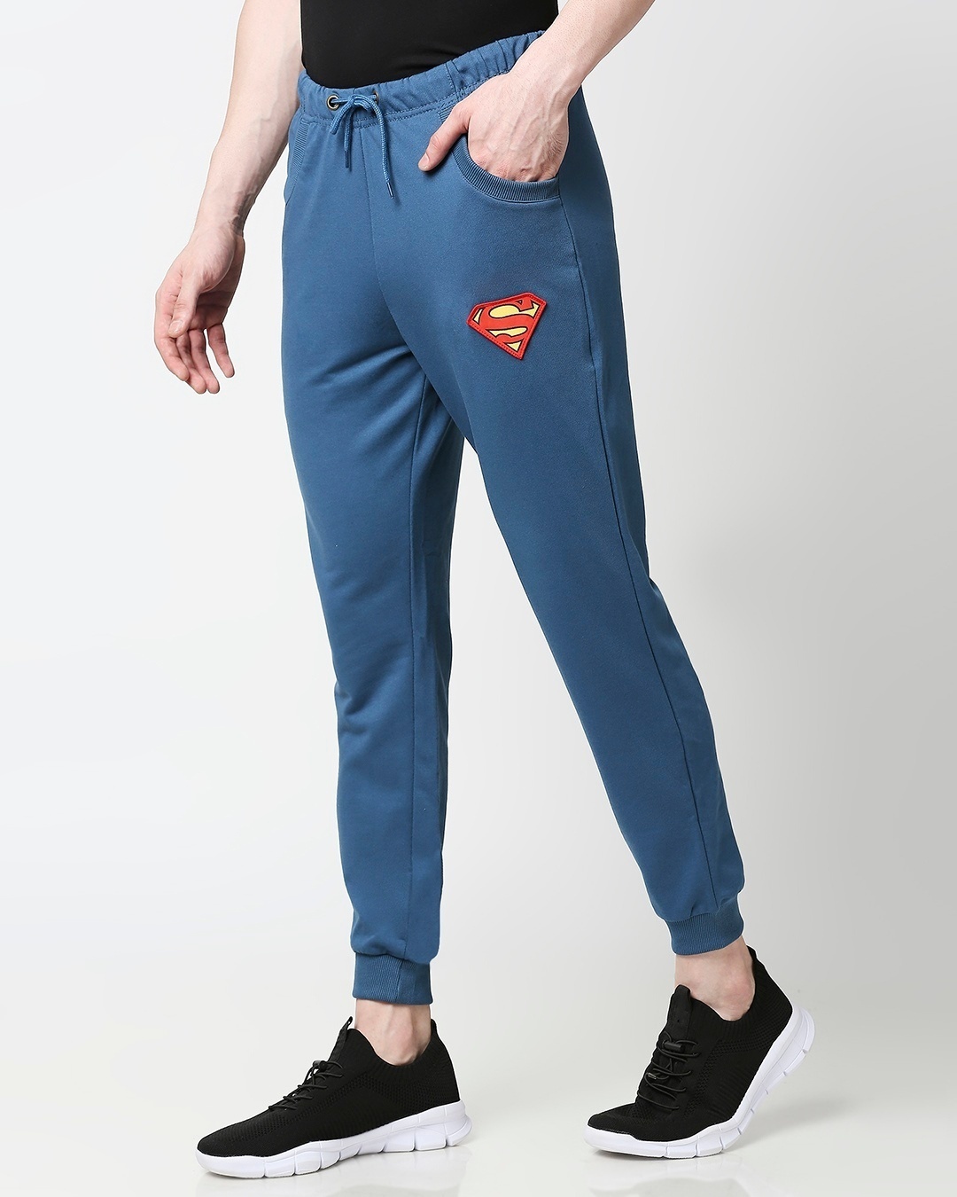 Shop Superman Casual Badge Jogger Pants-Back