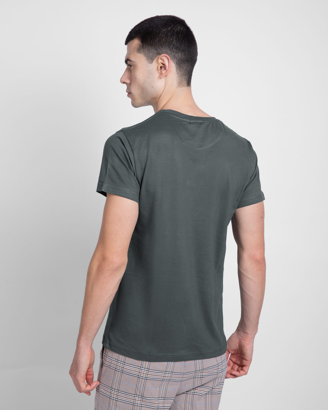 Shop Superman Line Half Sleeve T-Shirt (SML)-Back